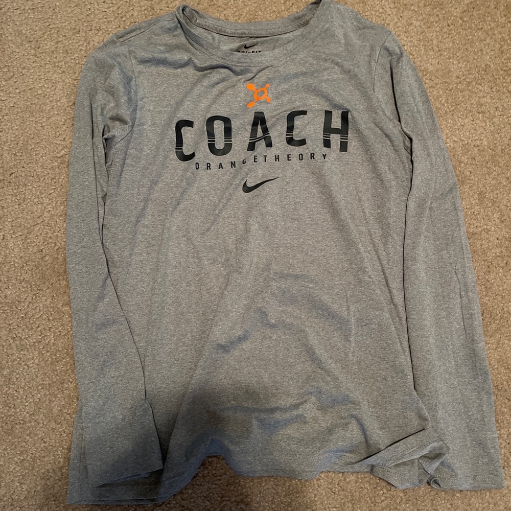 OTF nike womens long sleeve coaches shirt